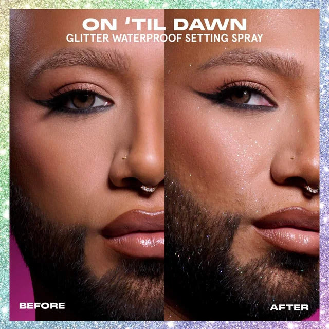 One Size On 'Til Dawn Glitter Waterproof Setting Spray