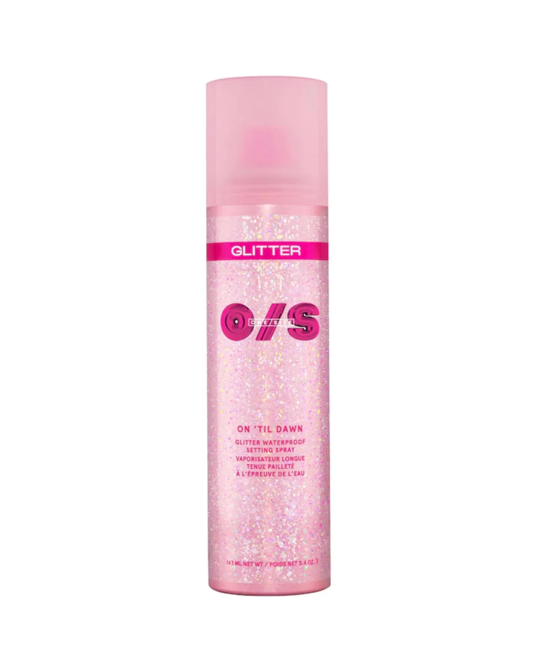 One Size On 'Til Dawn Glitter Waterproof Setting Spray