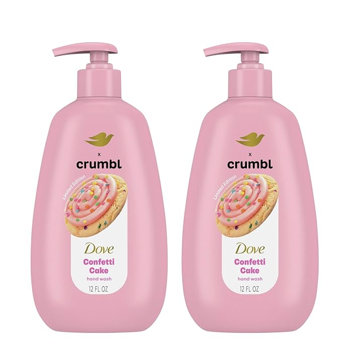 Dove X Crumbl Hand Wash Confetti Cake
