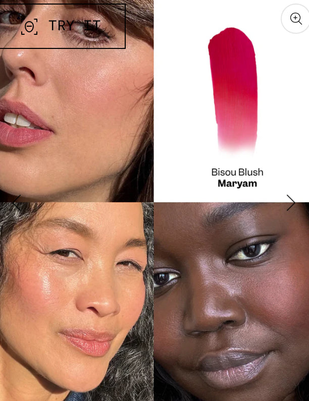 Violette Fr Bisou Blush Matte Cream Blush + Brush