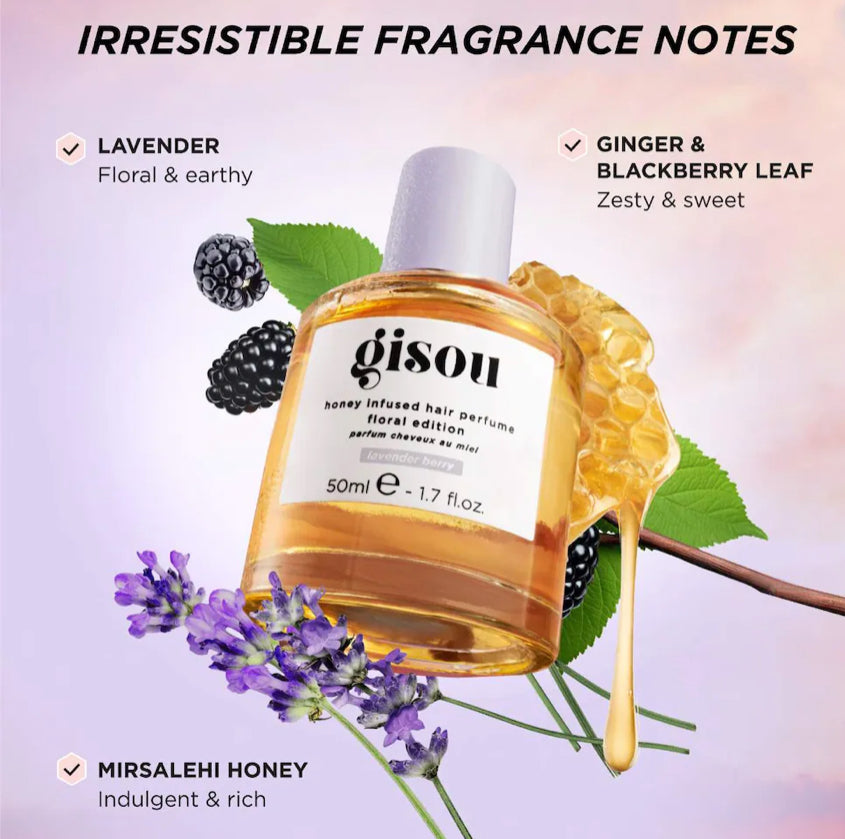 Gisou Mini Lavender Berry Honey Infused Hair Perfume