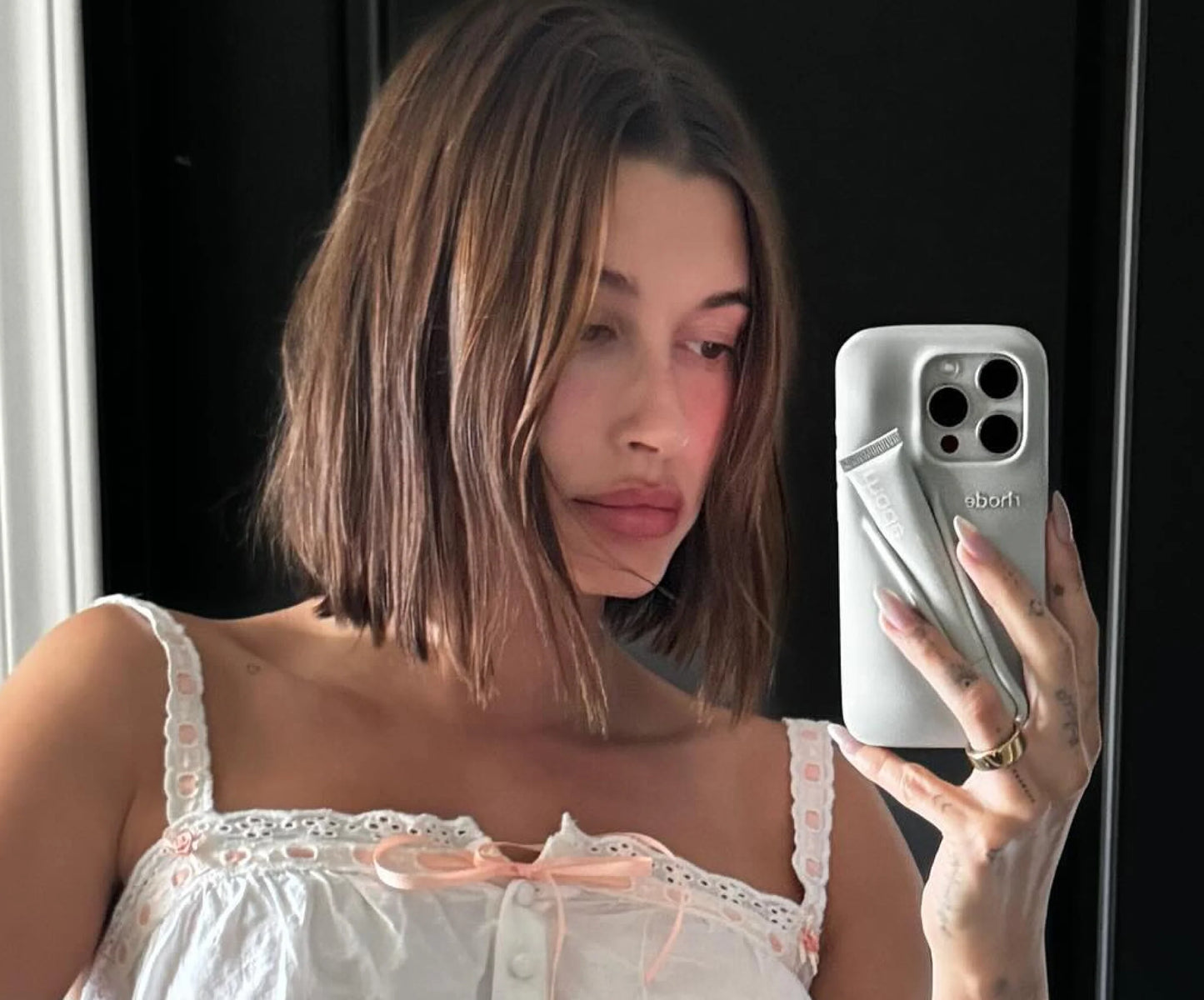 Rhode Lip Case ( Grey )