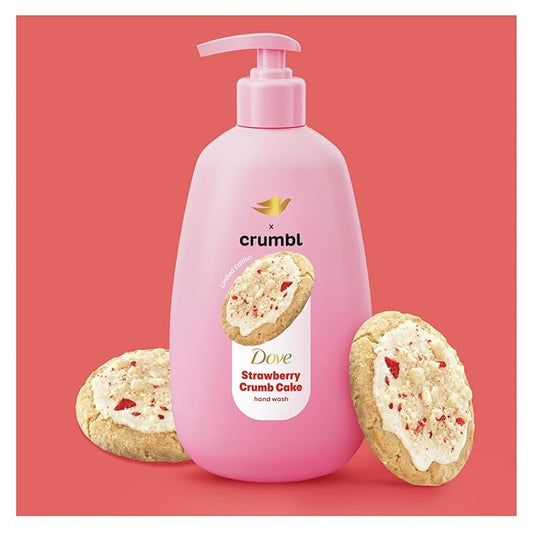 Dove X Crumb Hand Wash Strawberry Crumb Cake