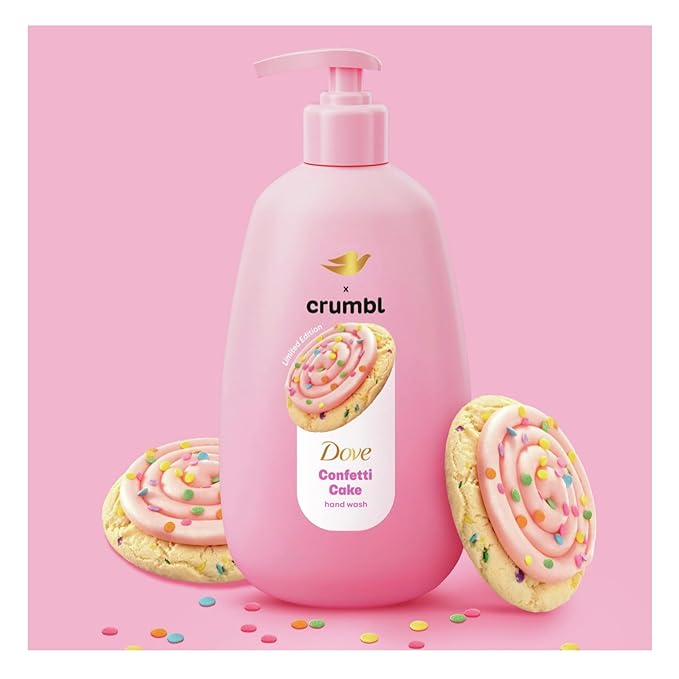 Dove X Crumbl Hand Wash Confetti Cake