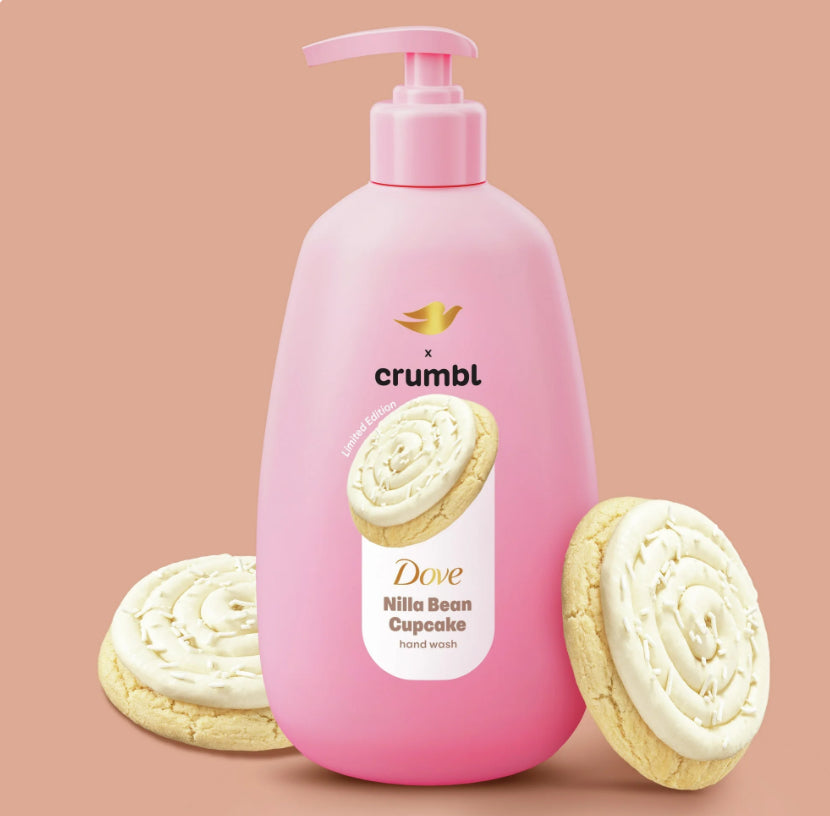 Dove X Crumbl Hand Wash Nilla Bean