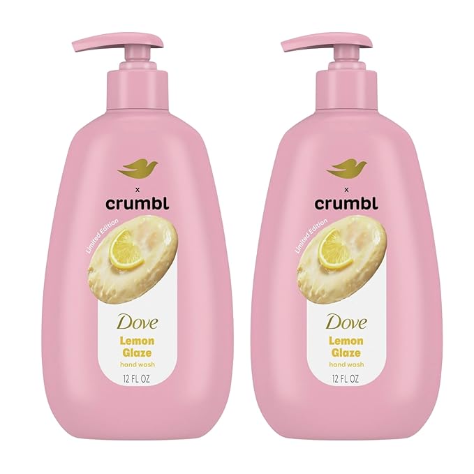 Dove X Crumbl Hand Wash Lemon Glaze