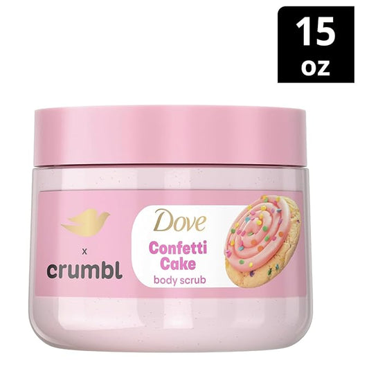 Dove X Crumbl Body Scrub Confetti Cake