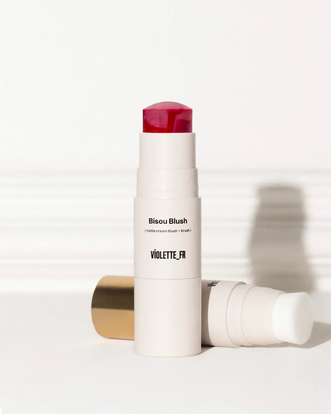 Violette Fr Bisou Blush Matte Cream Blush + Brush